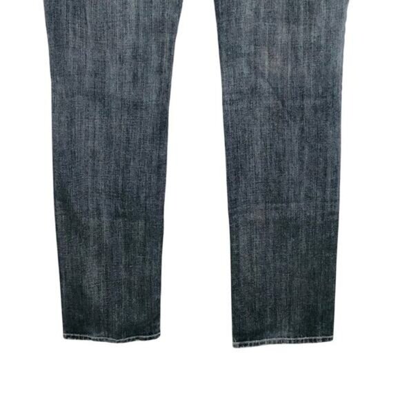 7 for All Mankind Women's Size 28 Straight Leg Jeans Sequin Pocket - Picture 4 of 10